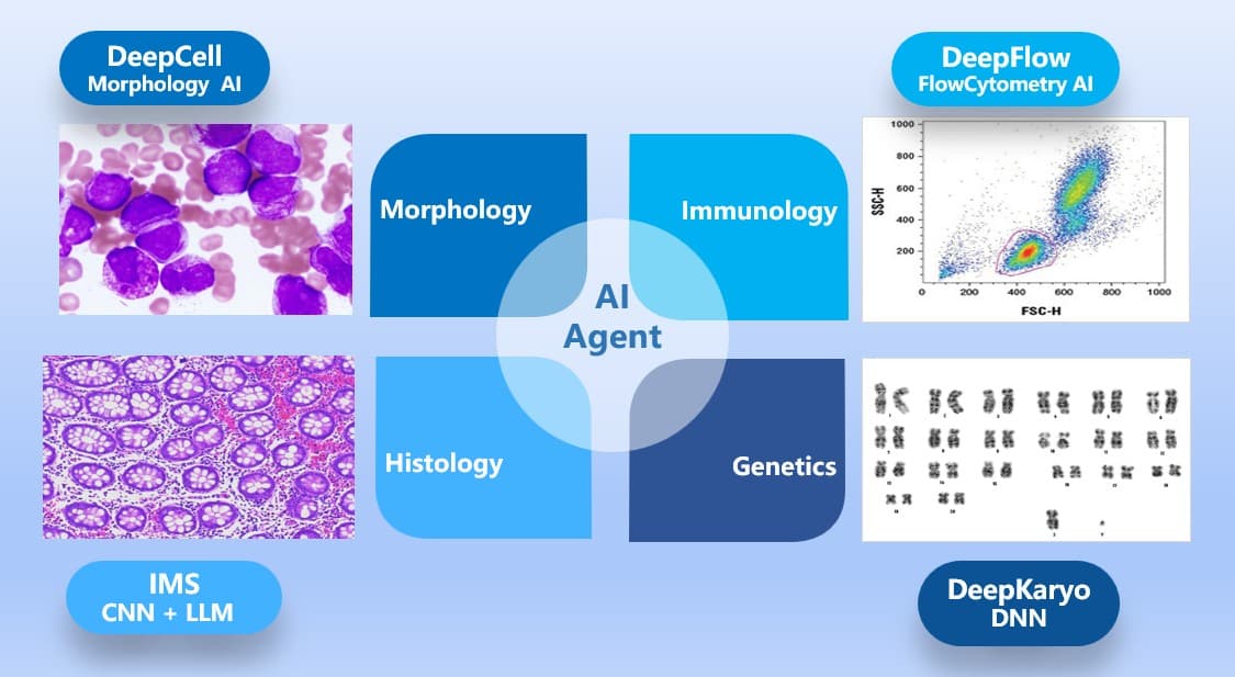 CytoVista MICM AI Agent integrating morphology, immunology, histology, and genetics